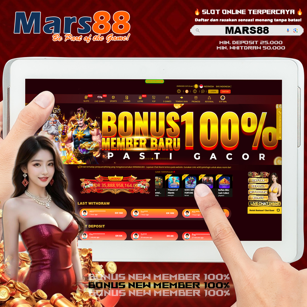 Mars88 Slot Online Hadir sebagai Akses Slot dengan Mekanisme yang Langsung