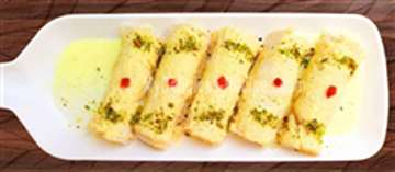 MyDelicious Recipes-Malai Khoya Roll  Bread Roll Malai