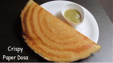 MyDelicious Recipes-Crispy Paper Dosa With Batter