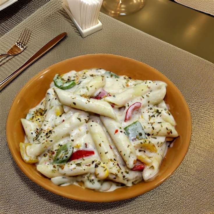MyDelicious Recipes-White Sauce Pasta