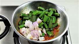 MyDelicious Recipes-Bhindi Do Pyaza