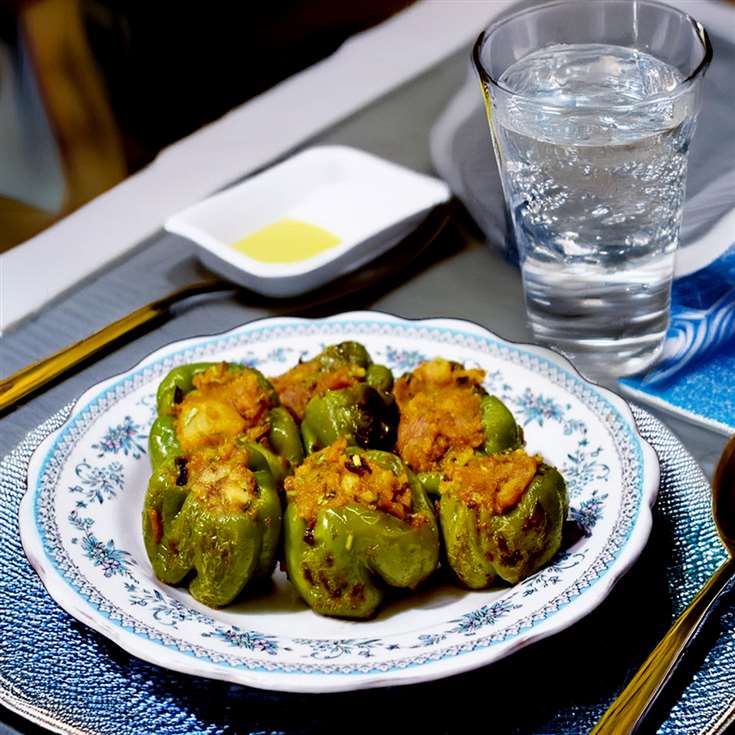 MyDelicious Recipes-Bharwa Shimla Mirch