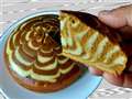 MyDelicious Recipes-Eggless Marble Cake