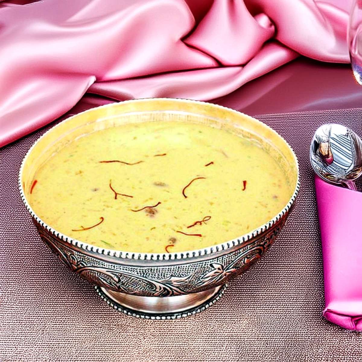 SaffronInfused Kesar Rice Kheer Recipe MyDelicious Recipes