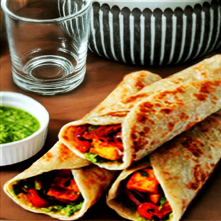 MyDelicious Recipes-Paneer Kathi Roll