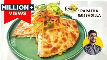 MyDelicious Recipes-Aloo Paratha Quesadilla